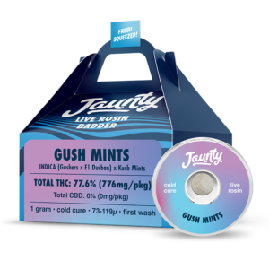 JAUNTY - GUSH MINTS - COLD CURE LIVE ROSIN BADDER 1G