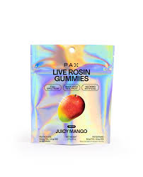PAX Juicy Mango 10pk 10mg Live Rosin Gummies