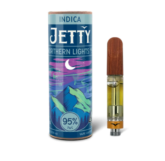 Jetty Northern Lights #5 Indica High THC Cart
