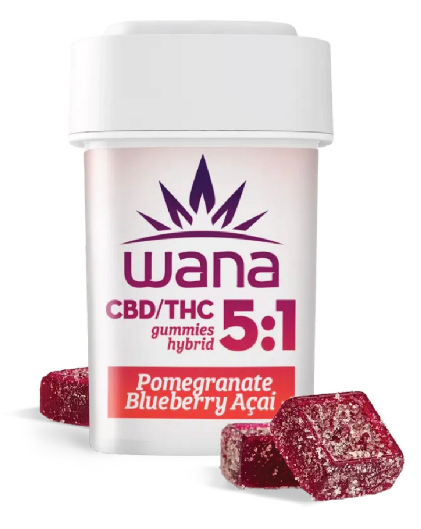 100mg | 5:1 CBD:THC | Pomegranate Blueberry Acai