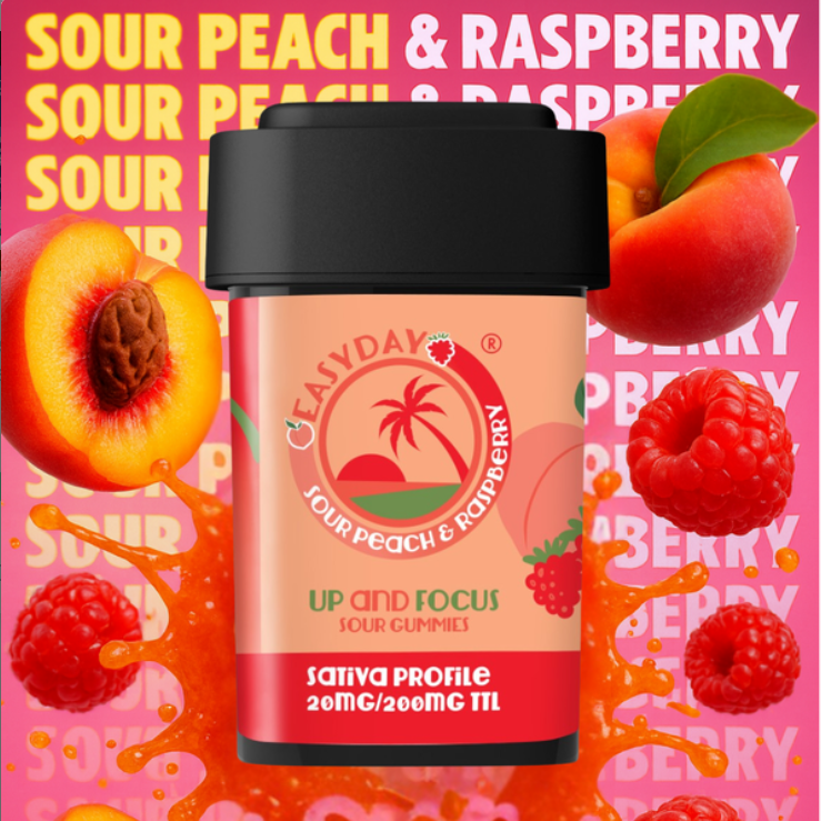 Sour Peach Raspberry I 200mg THC