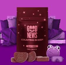 Black Cherry Counting Sheep 2:1 Gummies | 100mg - Good News
