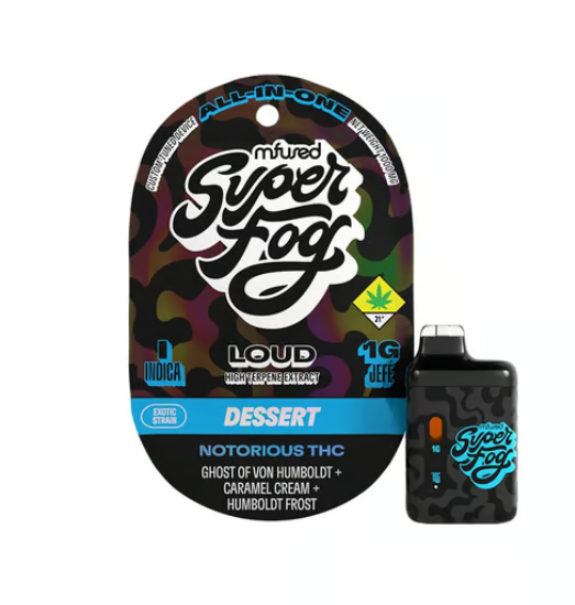 MFUSED SUPERFOG Loud Disp 1000mg: Notorious THC
