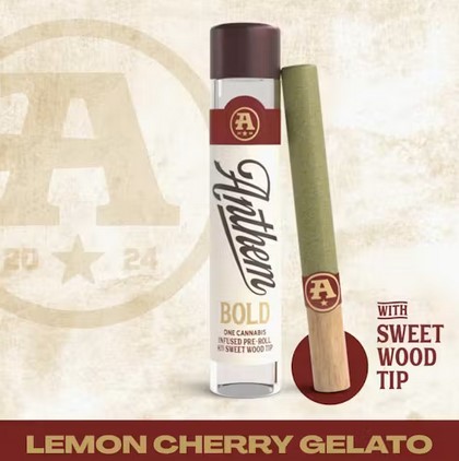 Lemon Cherry Gelato Pre-Roll Wood Tip ( H ) | 1g