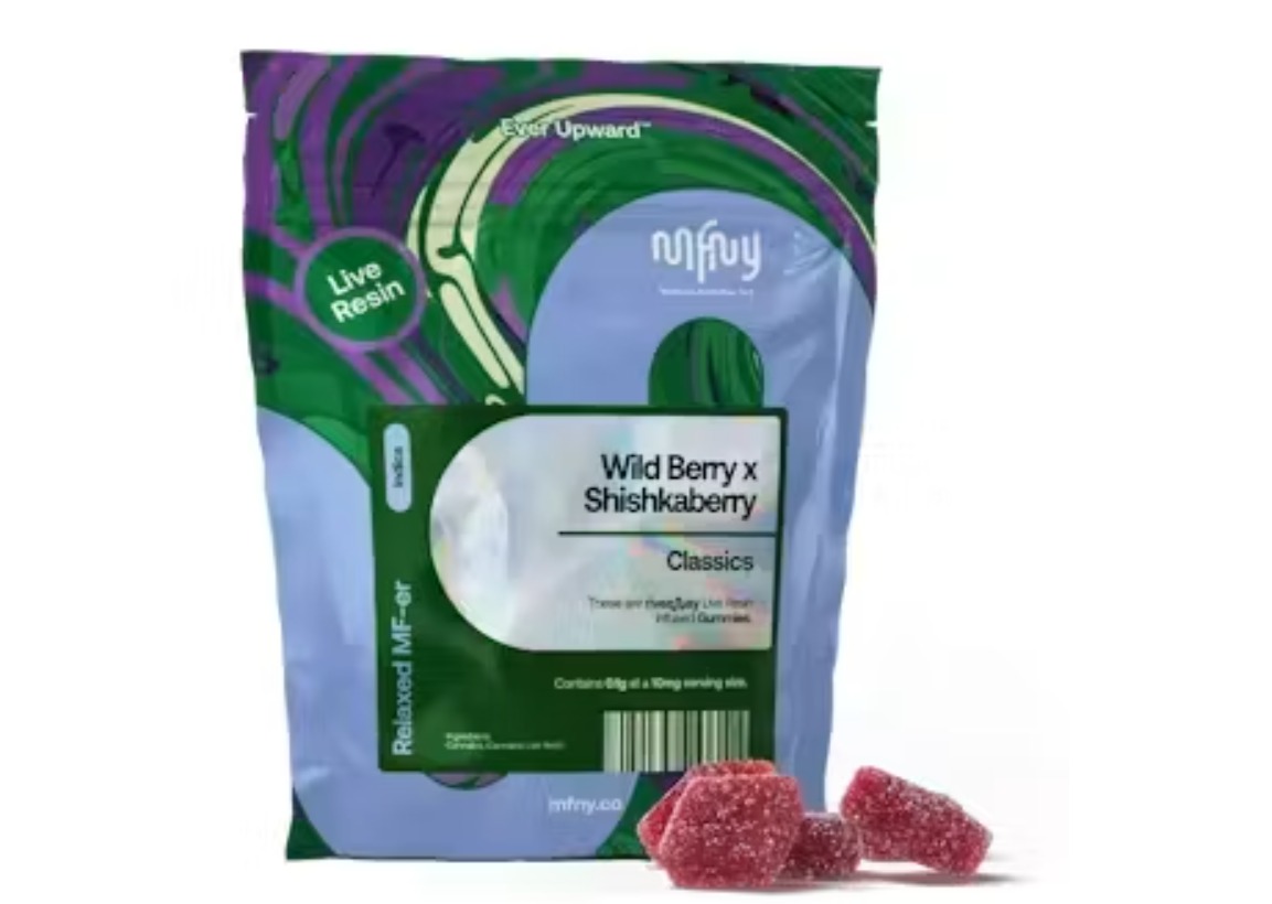 MFNY | Wild Berry x Shishkaberry | 10 pk Live Resin Gummies 100mg