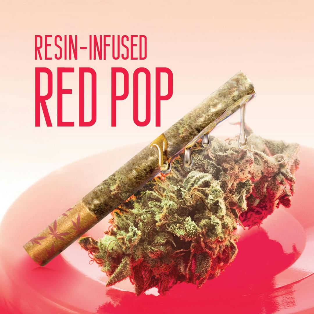 Red Pop | Resin Infused Pre-roll | 1g | Indica