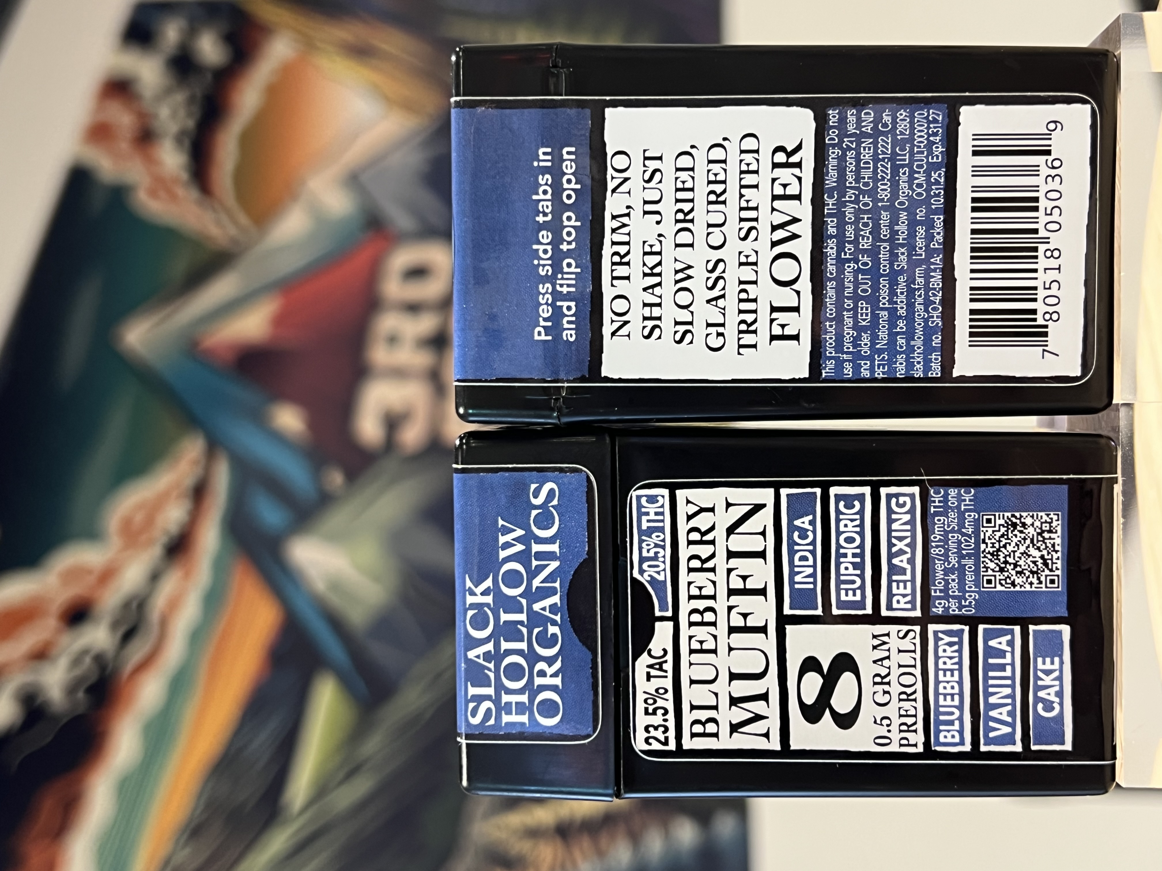 Blueberry Muffin Prerolls