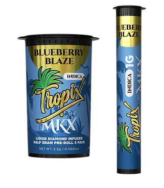 Blueberry Blaze | Liquid Diamond Infused Pre-Rolls | 5PK