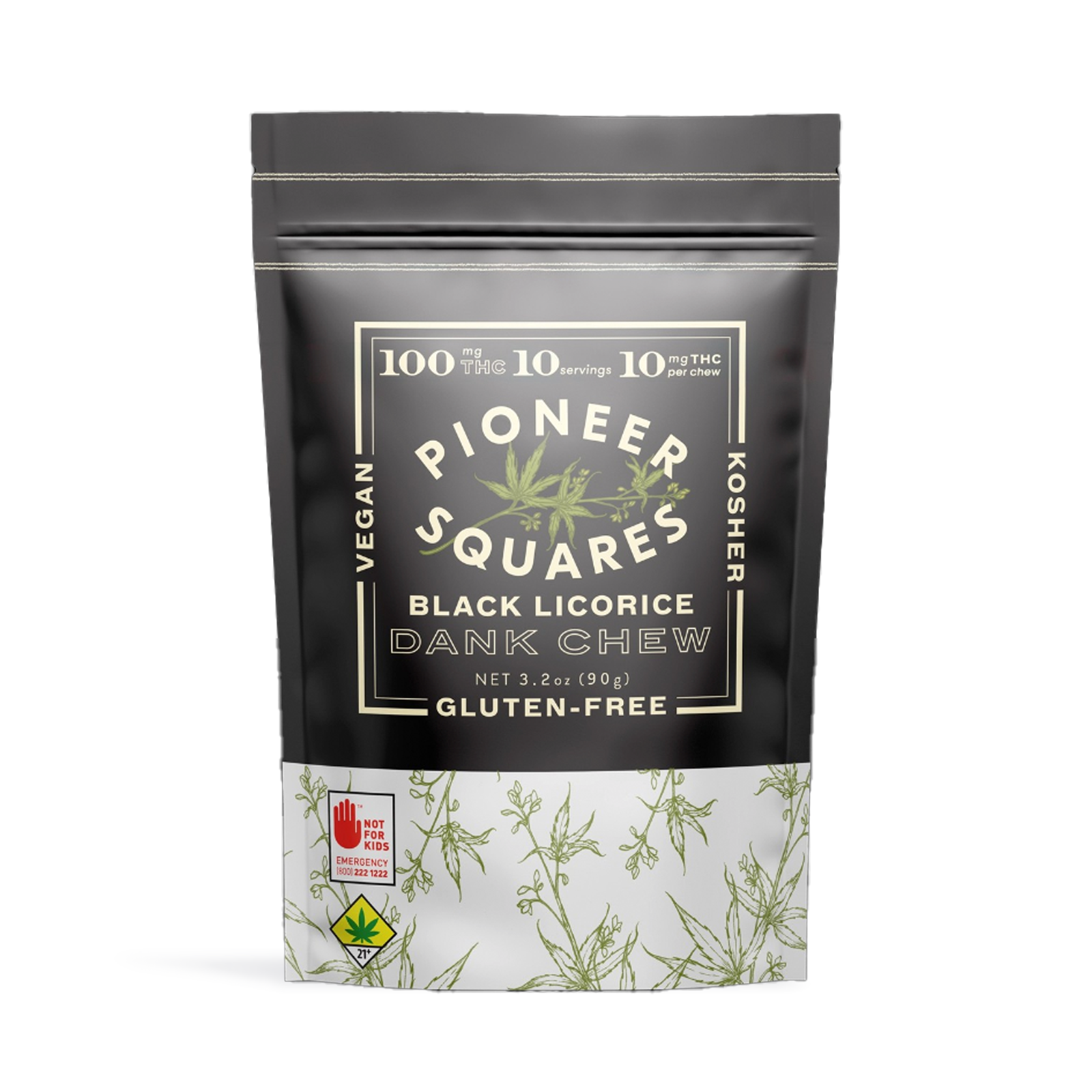 Black Licorice Dank Chew Pioneer Square | 10pk