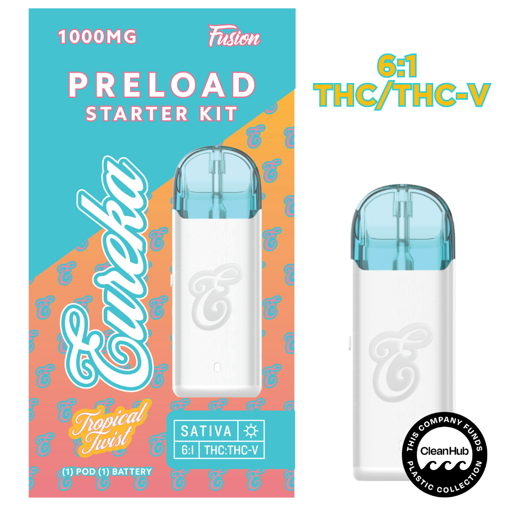 Eureka | PRELOAD Starter Kit - 1g FUSION - Tropical Twist by EUREKA - vapes cannabis product