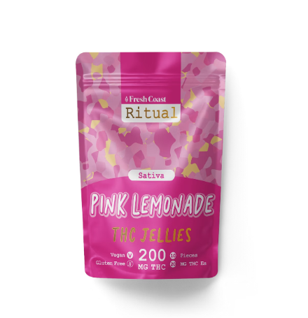 JELLIES | 200MG GUMMIES | PINK LEMONADE