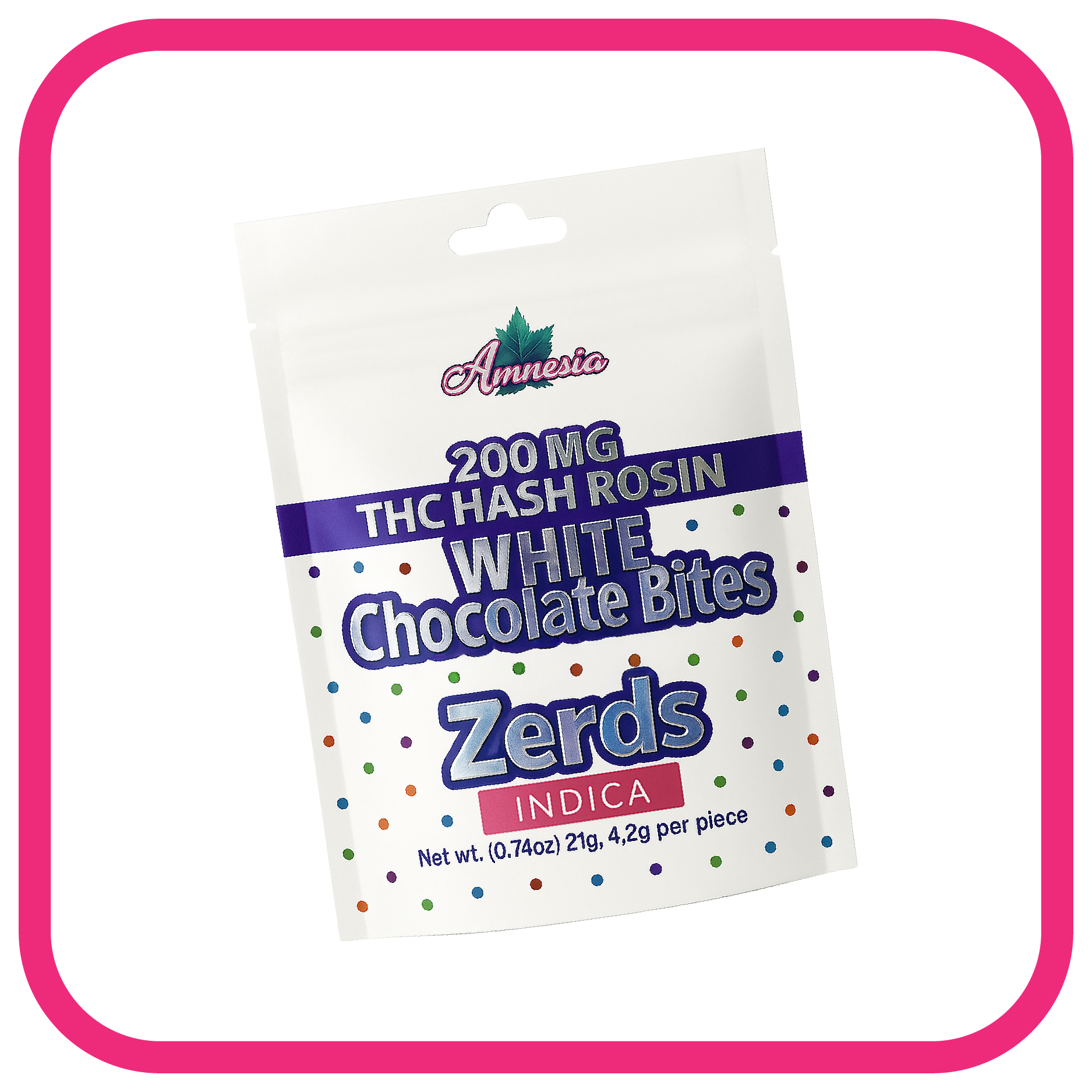 Zerdz Chocolate Bites 200mg - White Chocolate