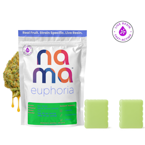 euphoria | Gummies | 2pk | Sativa-Hybrid | Sour Diesel | Pear | Energizing | Live Resin | Fast Acting | Real Fruit | 100mg