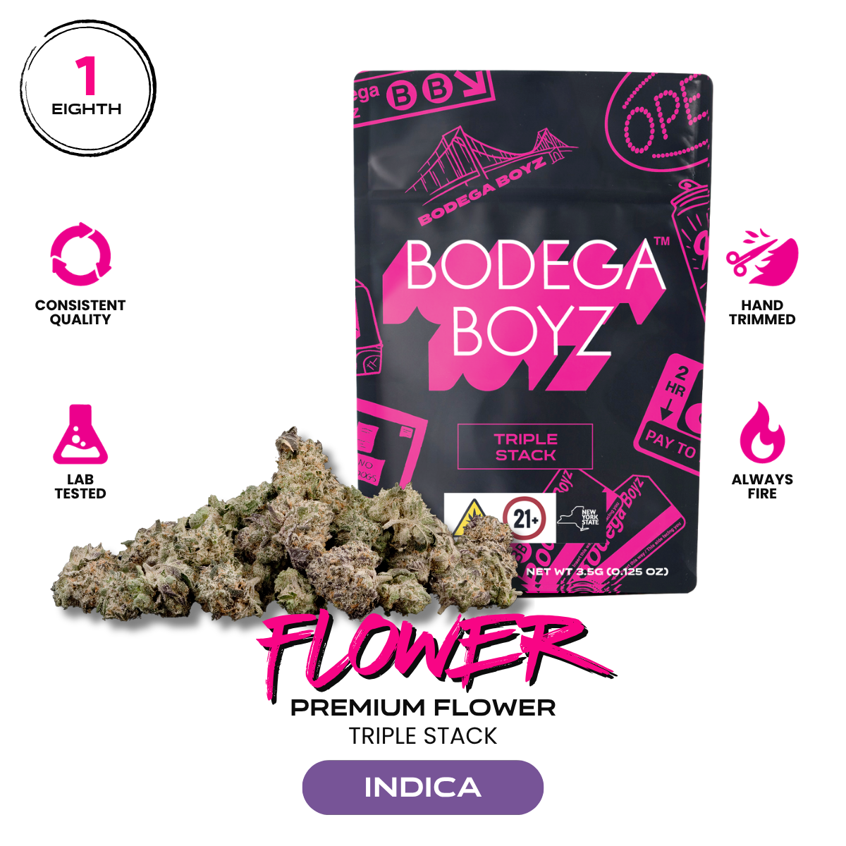 Bodega Boyz - Flower 3.5g - Triple Stack
