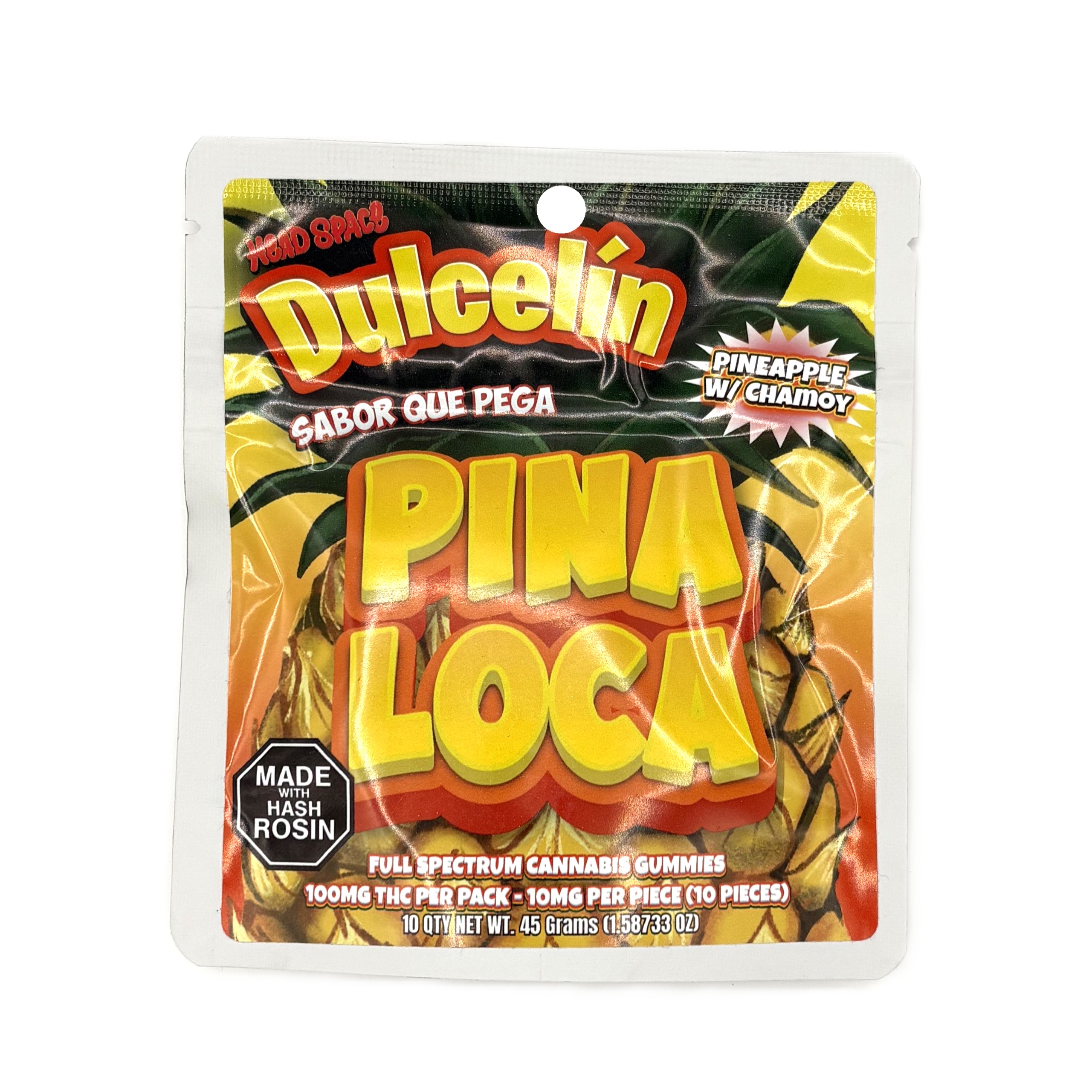 Pina Loca Hash Rosin Gummies | 100mg | HeadSpace