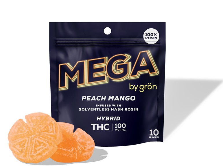 Grön - Peach Mango MEGA PEARLS