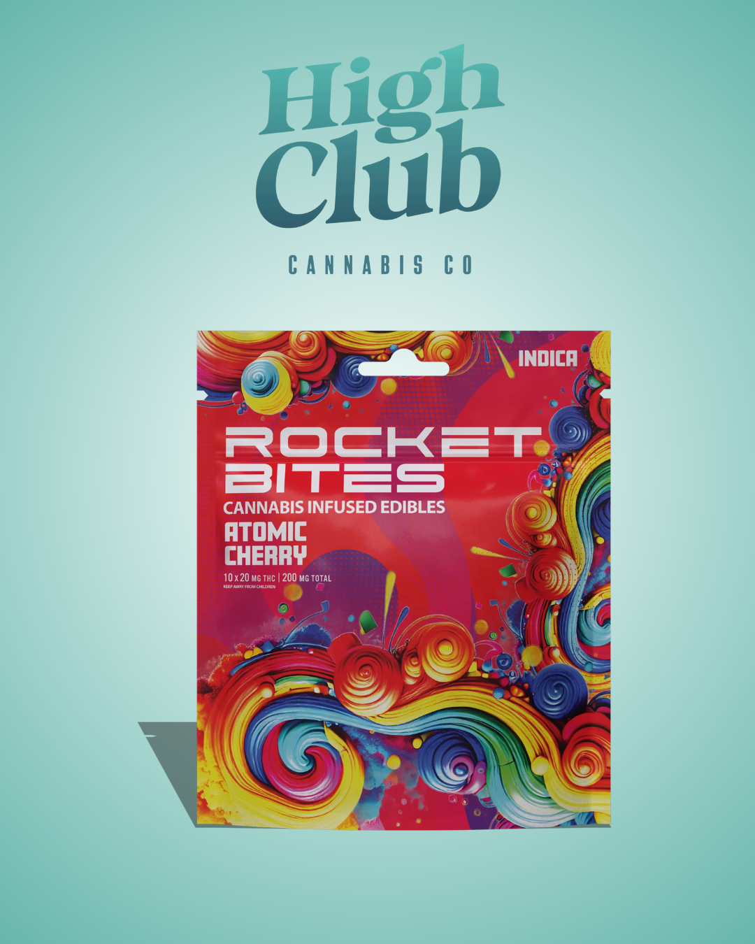 Bites | Atomic Cherry | 200mg Gummies