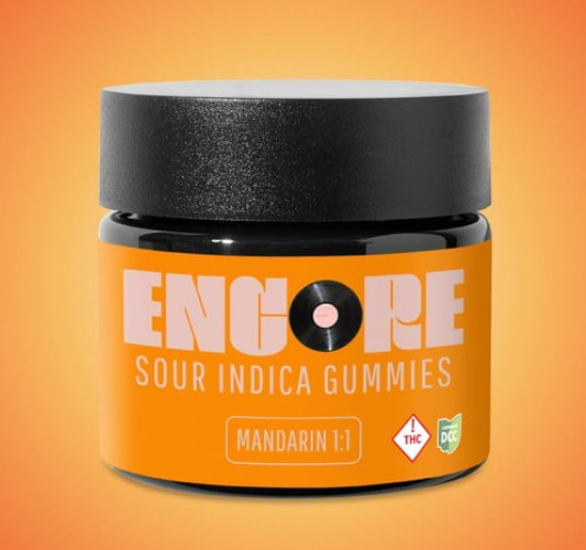 (84603) 1:1 Sour Mandarin Gummies 10Pk