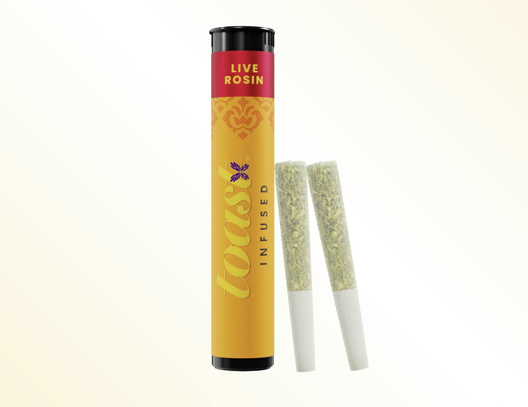Toast | Gorilla Punch | Live Rosin Infused Pre-Roll 2pk