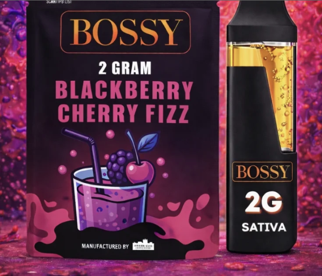 Bossy Disposable - Blackberry Cherry Fiz