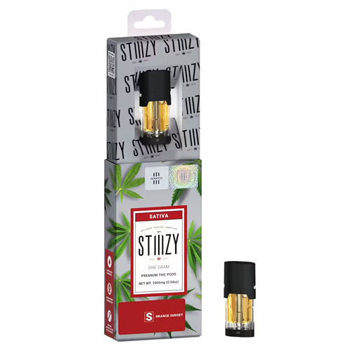 Stiiizy | Orange Sunset | 1G Vape Pod w/ Stiiizy Lite Battery (While Supplies Last)