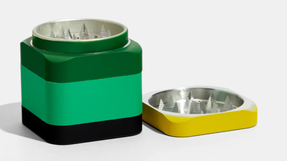 Edie Parker Colorblock Tabletop Grinder Yellow