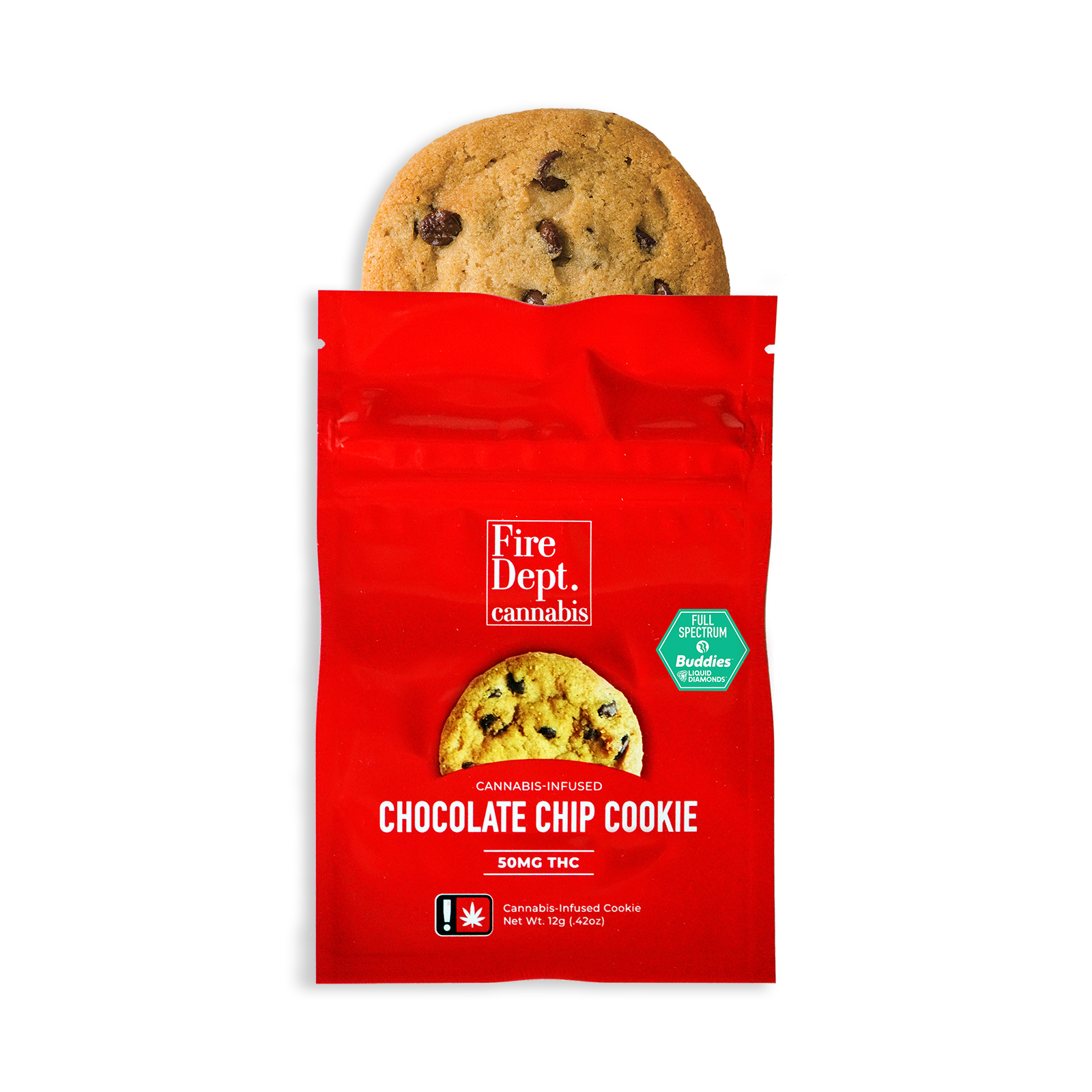 Fire Dept. Cannabis: Indica Chocolate Chip Cookie - 100mg - 21g