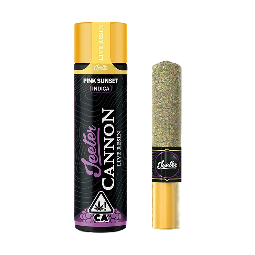 Jeeter Canno | 1.3g Infused Live Resin Prerolln | Pink Sunset