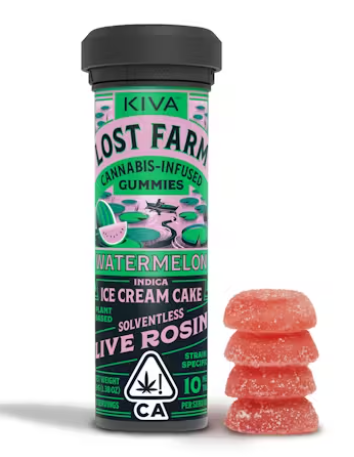 Lost Farm Watermelon Ice Cream Rosin Gummies 100mg