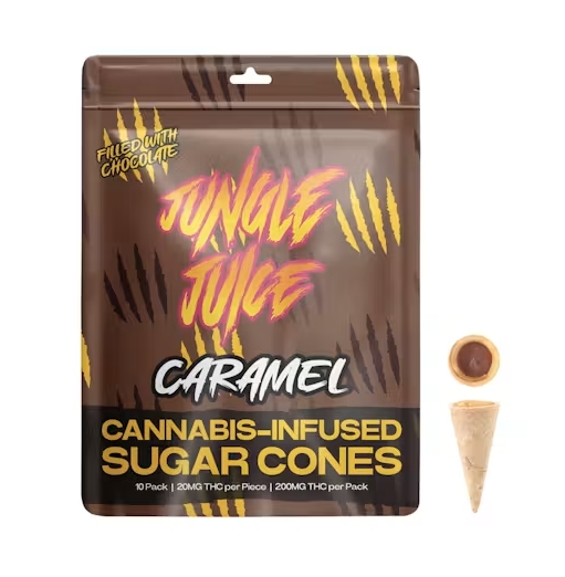 Jungle Juice - Chocolate Caramel Cones -10x20mg - 200mg
