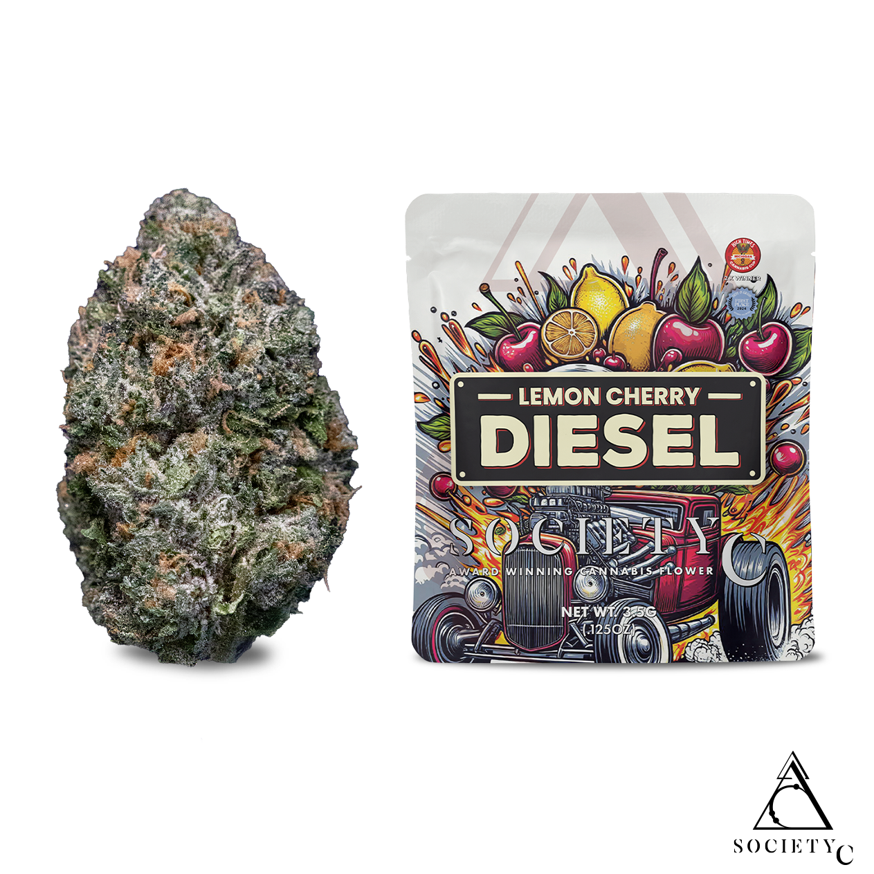 Society C Lemon Cherry Diesel  Pre Packaged 1/8th