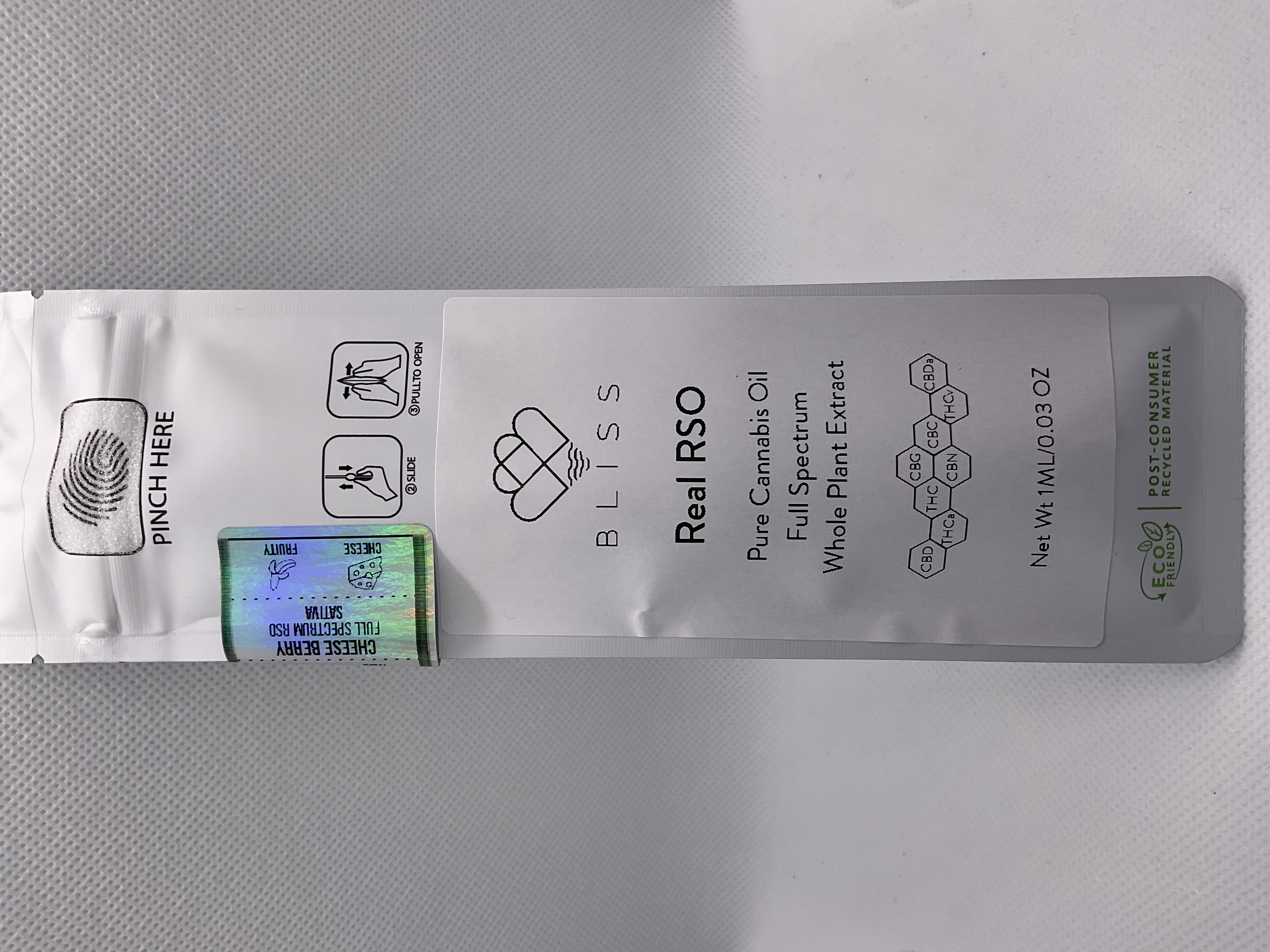 1g | Cheeseberry | Sativa RSO | Syringe