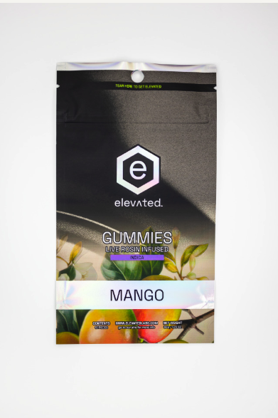Elevated Rosin Gummies-Mango (I) 100mg