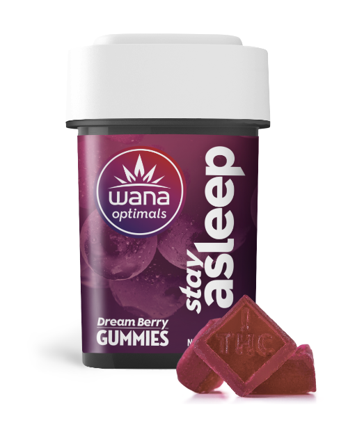 Wana - Gummies 4:2:1:1 - Stay Asleep Dream Berry (H) (200mg CBD/100mg THC/50mg CBN/CBG)