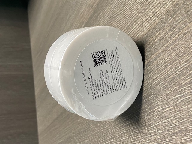 1:1 THC:CBD Infused Lotion