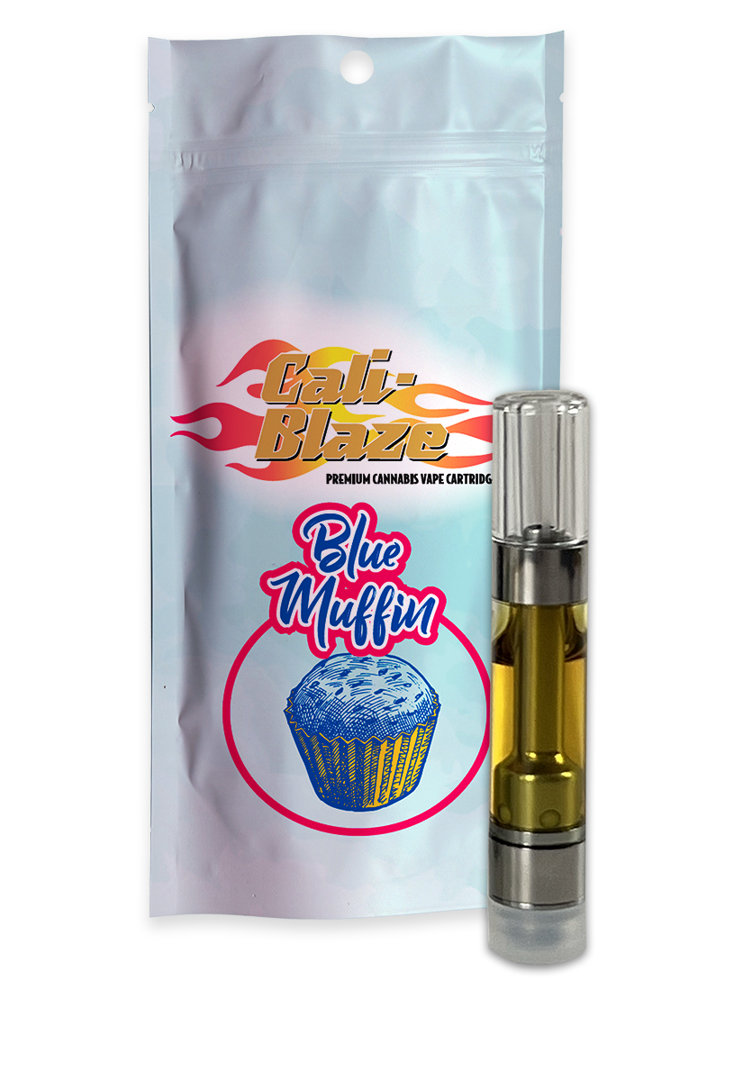 Cali Blaze | Blue Muffin | Vape Cart | 1g | Indica