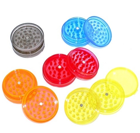 LuvBuds | 60mm 2pc Magnetic Acrylic Grinder | Assorted Colors