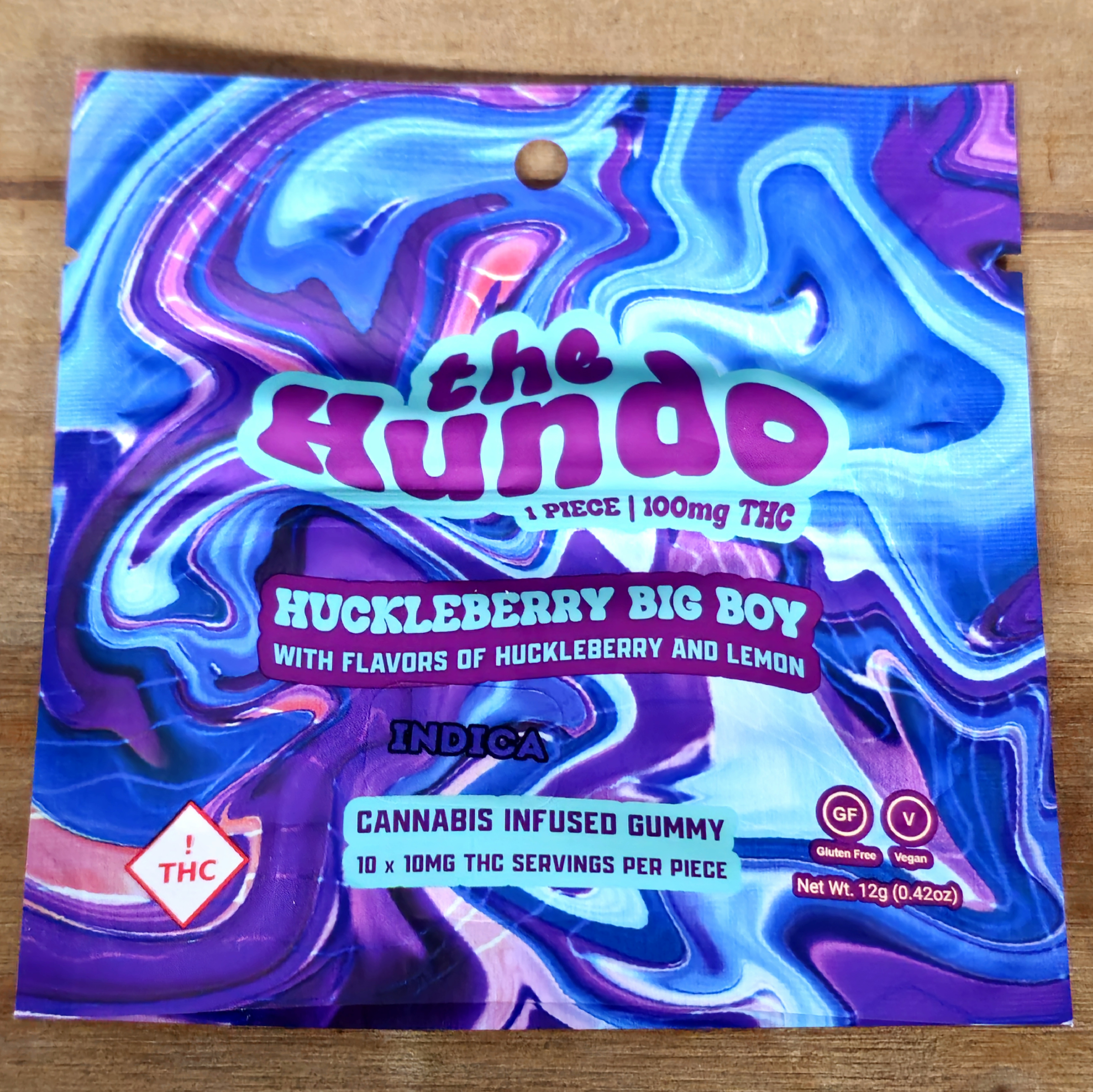 The Hundo | Huckleberry | 100MG | 4414