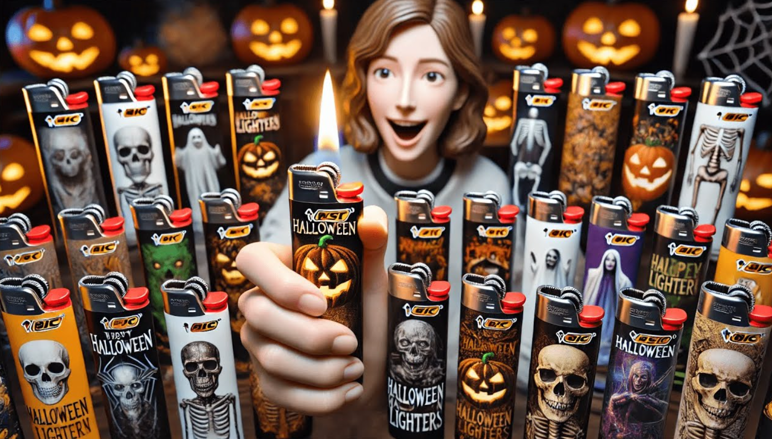 Bic Lighter Halloween Assorted