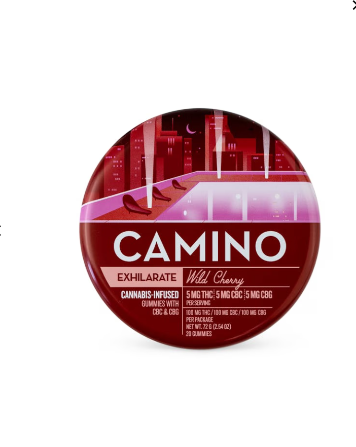 1:1: ummies 20pk 100mg | Exhilarate (Wild Cherry) THC 5mg: CBC 5mg: CBG 5mg (V)