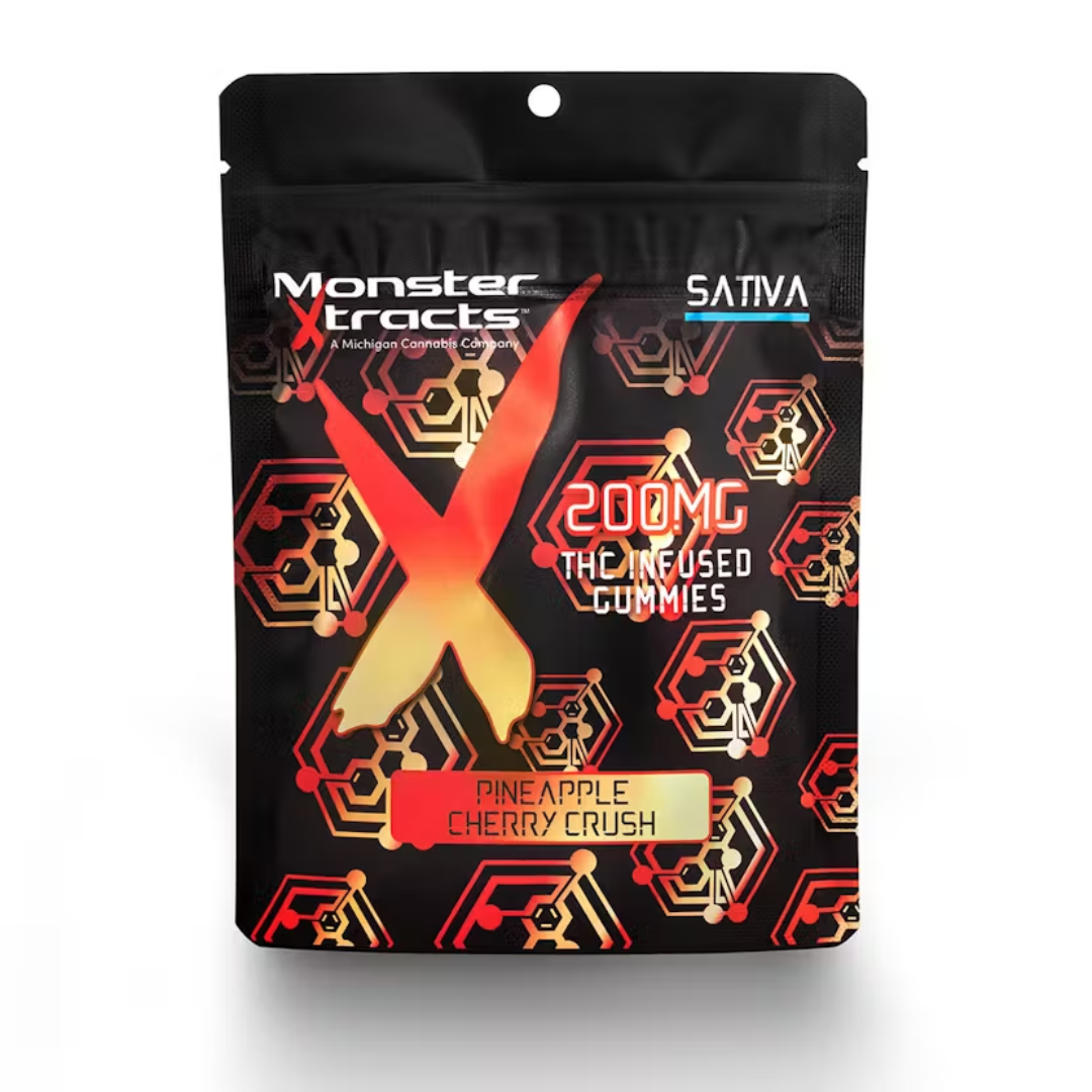 Monster Extracts - 200MG Gummies - Pineapple Cherry Crush