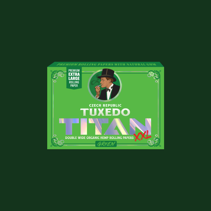 Tuxedo Premium Extra Large Green Rolling Paper 33 Leaves