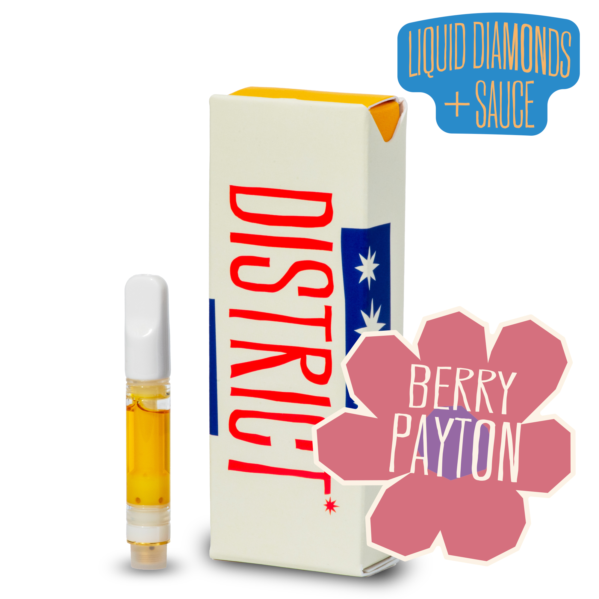 Berry Payton Liquid Diamonds and Sauce Cartridge | 1g