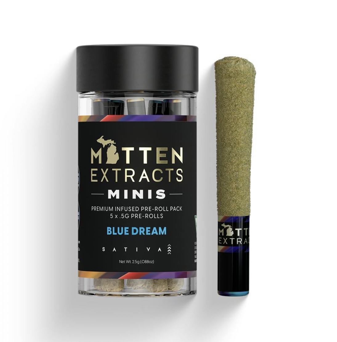 Mitten Extracts: Blue Dream (S) Infused 5-Pack (0.7g x 5)