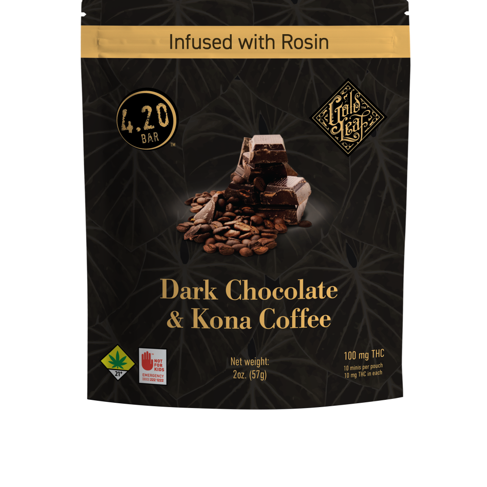 Dark Chocolate & Kona Coffee 420 Bar