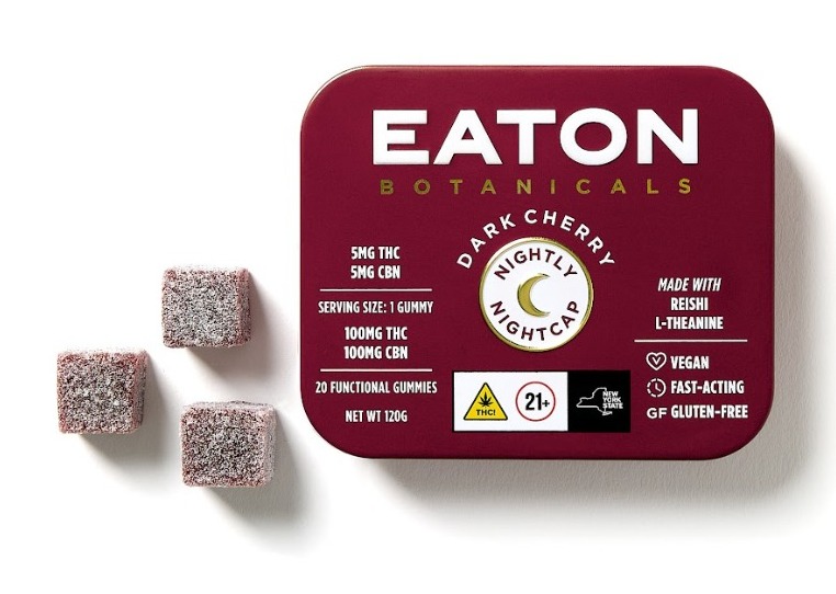 Eaton Botanicals - Dark Cherry Nightly Nightcap Gummies 20pk - 100mg