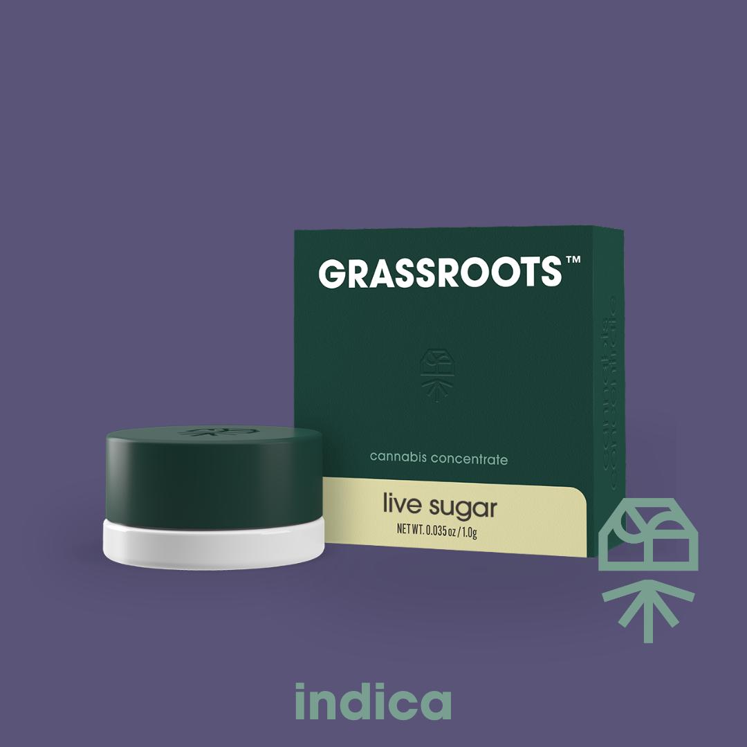 Grassroots Berry Batter 1g Live Resin Sugar