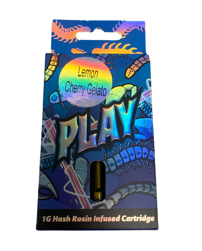 Cartridge | Hash Infused | Lemon Cherry Gelato | 1g | Play
