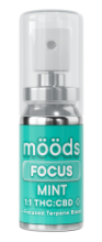 Moods Focus 1:1 THC:CBD+Focus Terpene Blend Spray