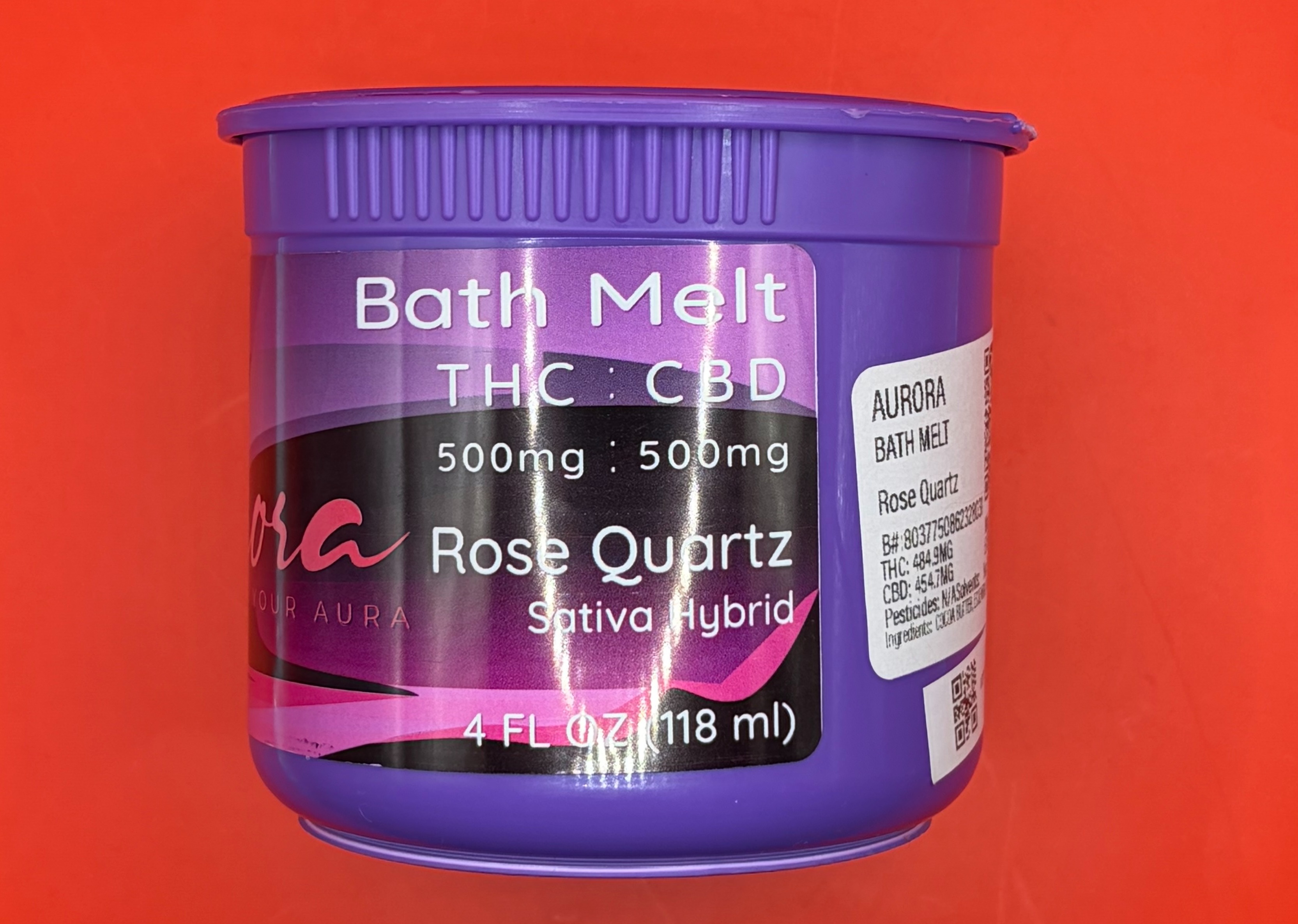 Aurora - Bath Melt - Rose Quartz THC: CBD